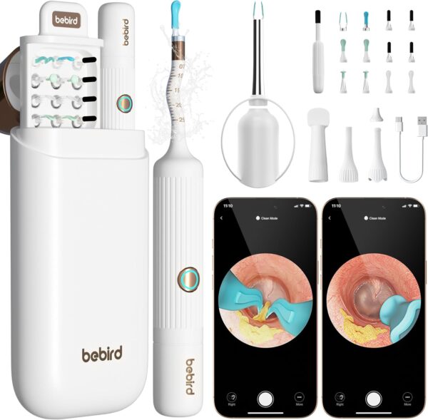 Cuida Tu Audición con Otoscopio Digital Bebird Earth Sith Plus 👂Limpieza Precisa con Cámara HD ™