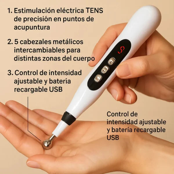 D_NQ_NP_2X_868789-MLA97240775869_112025-F Pluma de Acupuntura Portátil Alivio Natural e Inmediato del Dolor Muscular Estimula, Relaja Músculos, Reduce Estrés™
