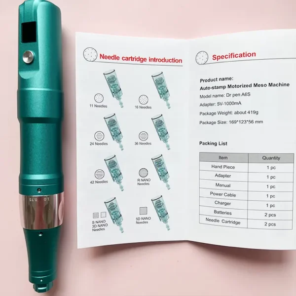 🔝Dr. Pen A6S Microneedling Profesional con Tecnología Digital y Doble Batería🧴™