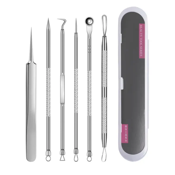 Kit Profesional 5 en 1 para Eliminar Espinillas, Puntos Negros y Acné de 5 piezas™