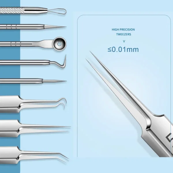 Kit 8 en 1 para Eliminar Puntos Negros y Acné + Estuche Metálico Premium™