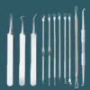 Kit Removedor de Espinillas y Puntos Negros – Agujas Faciales y Pinzas de Precisión Antiacné™