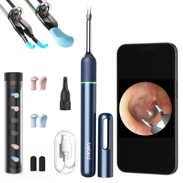 🔍 Limpieza Precisa Note 5 🎯 Extrae lo imposible: Otoscopio con Cámara y Pinza Inteligente™