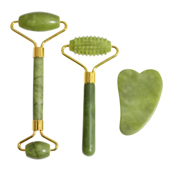 ✨Renueve su piel con el set facial de Rodillos de Jade: belleza, relajación y luminosidad natural 🌿💆‍♀️™