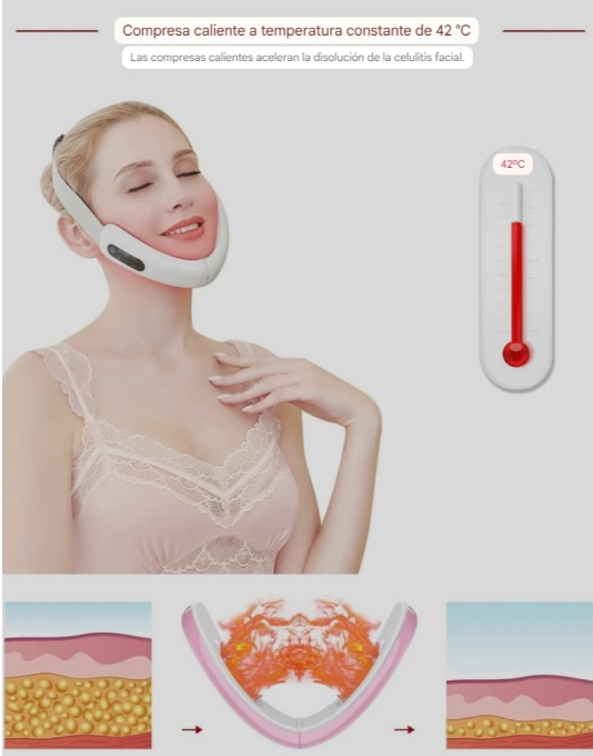 Reductor Facial de Papada y Cachetes Adelgazador Facial: Dile Adiós a la Papada y Mejillas Voluminosas™