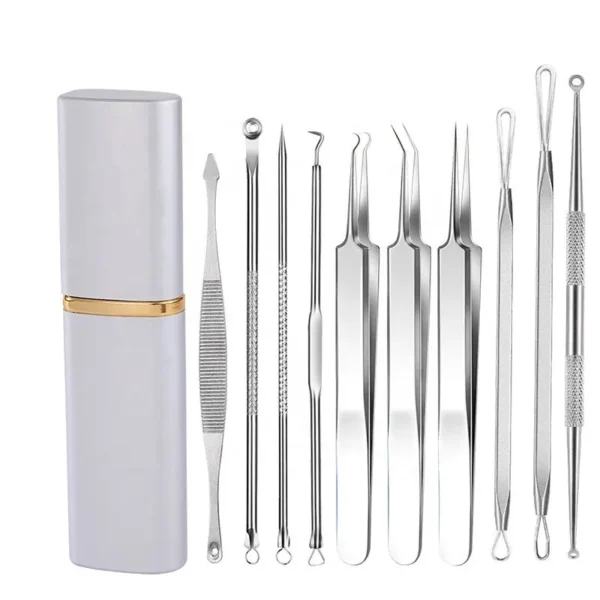 🧼 Kit Facial Pro 16 Pzs – Acero Inoxidable™