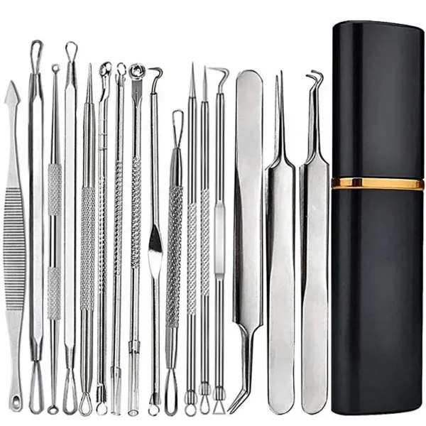 🧼 Kit Facial Pro 16 Pzs – Acero Inoxidable™