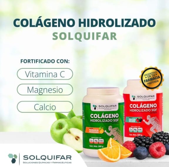 💪 Colágeno Hidrolizado SQF Vitaminado 300g  Repara, fortalece y protege tu piel, articulaciones y huesos 🌟™