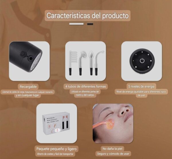 🪄Varita Facial 4 en 1 Recargable Rejuvenecé tu piel en casa™