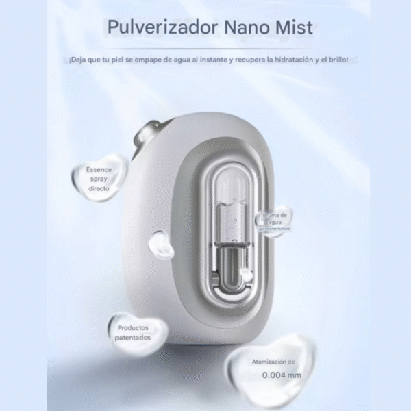 19 Inyector de oxígeno portátil con infusor de suero a base de agua NANO NIEBLA FACIAL™