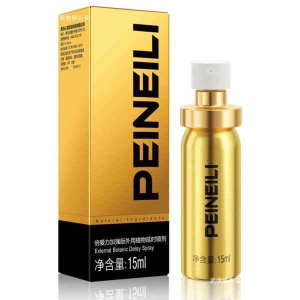 PEINEILI – Spray Retardante Botánico (15 ml) DORADO™